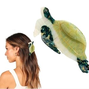 🐢 🔹️Piper K 🔹️Sea Turtle Hair Claw Clip Brand New ✨️🐢
